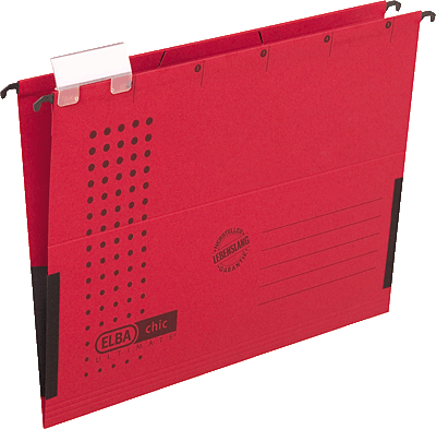 Elba Hängetaschen chic/85803RO A4 rot Karton (RC) 230 g/m² Inh.5