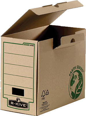 Fellowes Archivbox R-Kive Earth Series/4470301 B150xH255xT315 mm natur