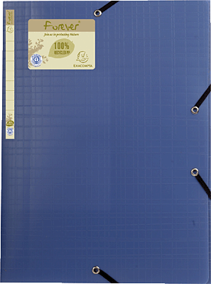 Exacompta Sammelmappe forever Recycled PP/551572E 320x240mm blau