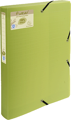 Exacompta Archivbox forever Recycled PP/553573E 330x250x40 mm grün Rücken 40 mm