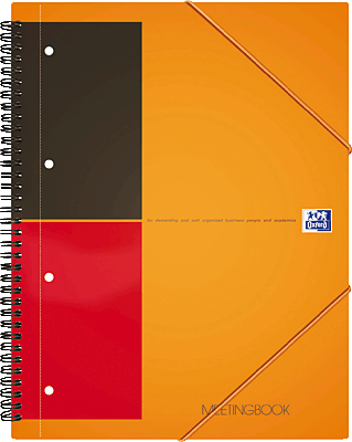 Oxford Meetingbook International/357001712 DIN A5+ liniert 6 mm 80 g/qm