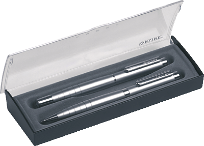 Online Schreibset True Silver /31741-6