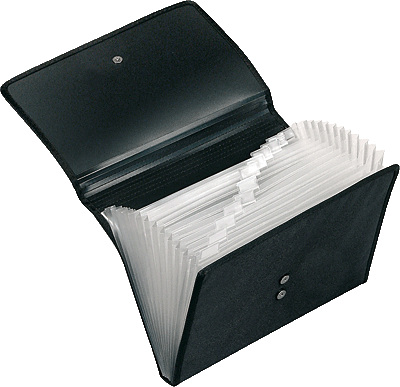 Veloflex Fächermappe Office/4445880 für DIN A4 schwarz