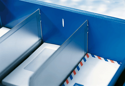Leitz Trennwand/5262-00-00 18x10mm grau/transpartent