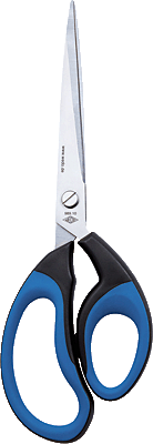 WEDO Softcut Universalschere 25,5 cm/98910 schwarz/blau