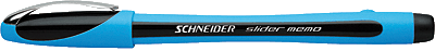 Schneider Kugelschreiber Slider Memo XB 150201 schwarz, hellblau 1,4 mm