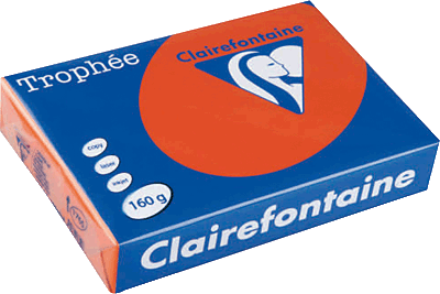 Clairefontaine Trophee Papier Kirschrot/1016C A4 160 g Inh.250