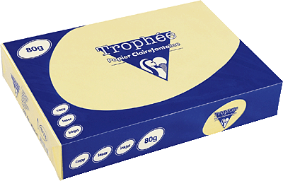 Clairefontaine Trophee Papier gelb/1884C DIN A3 80 g/qm Inh.500