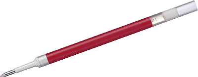Pentel Nachfüllmine für Hybrid Gel-Tintenroller K157, K227/KFR7-B 0,35mm rot