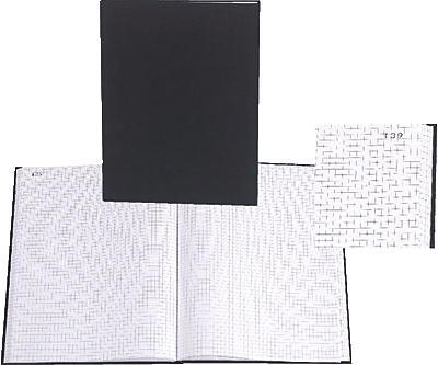 EXACOMPTA Geschäftsbuch/413E DIN A4 kariert 110 g/qm Inh.150 Blatt