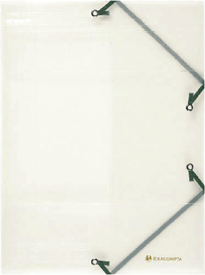 Exacompta Eckspannmappe Kristall/56742E transparent