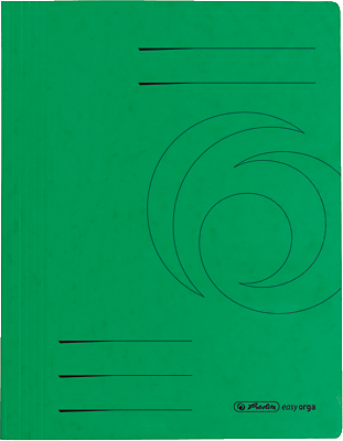 Herlitz Schnellhefter/10902906 DIN A4 grün 355 g/qm