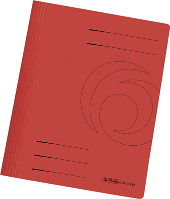 Herlitz Schnellhefter/10902476 rot 240 g/qm
