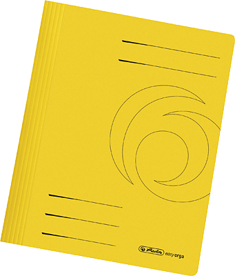 Herlitz Schnellhefter/10902468 gelb 240 g/qm