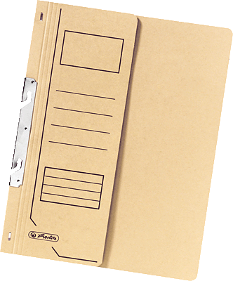 Herlitz Einhakhefter/10836799 DIN A4 chamois 250 g/qm
