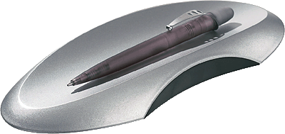 HAN Stifteschale DELTA/2750-77 246 x 106 x 22 mm silber/schwarz