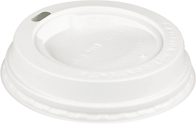 Papstar Deckel für Hartpapierbecher TO GO/14809 ø 8cm weiß Polystyrol Inh.100