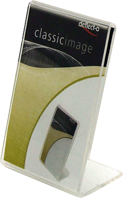 Deflecto Info- und Preisaufsteller/DE480701 DIN A8 hoch transparent Inh.10