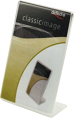Deflecto Info- und Preisaufsteller/DE480601 DIN A9 hoch transparent Inh.10