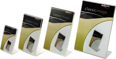 Deflecto Info- und Preisaufsteller/DE480801 60x90 mm transparent Inh.10