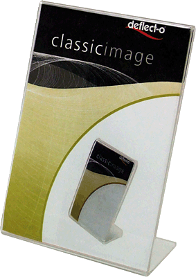 Deflecto Info- und Preisaufsteller/DE480301 90x60 mm transparent Inh.10
