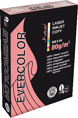 Clairefontaine Forever Evercolor Pastell Rosa DIN A4/40003C 80 g/qm Inh.500