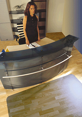 Cleartex Bodenschutzmatte/FC1215020019ER 150 x 200 cm transparent rechteckig