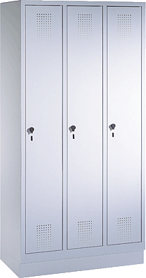 EVOLO Garderobenschrank/48020-30-7035 H180xB90xT50 cm lichtgrau