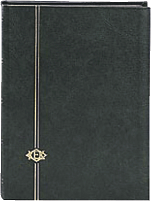 Exacompta Briefmarkenalbum/26141E schwarz
