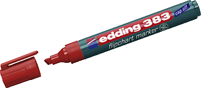 Edding Flipchartmarker 383/4-383002 rot