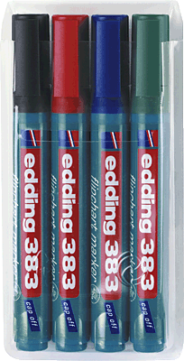 Edding Flipchartmarker 383/4-383-4 sortiert Inh.4