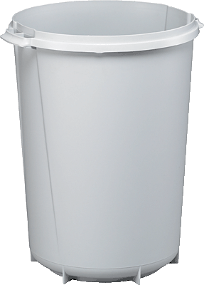 Durable Abfallbehälter DURABIN Round 40/1800519050 Ø425 x H520 mm grau 40 l