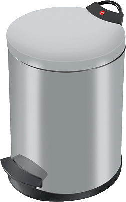 Hailo Tret-Abfallsammler T2.13/0513-119 stahlblech, silber Inh.13 l