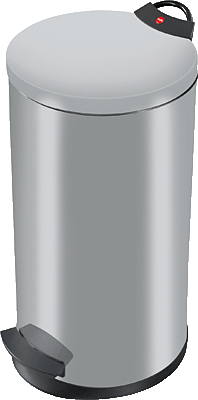 Hailo Tret-Abfallsammler T2.20/0520-119 silber Inh.20 L
