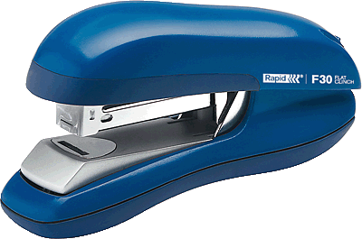 Rapid Heftgerät F30 flat-clinch/23256501 blau 30 Blatt