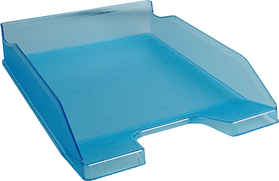 multiform Briefkorb Combo transparent/11336D HxBxT 65x255x346mm türkis
