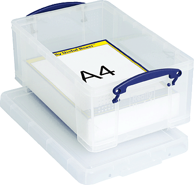 Really Useful Products Box/9C 255x395x155 mm Transparent PP 900 g Inh.9 Liter