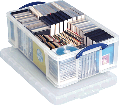 Really Useful Products Box/50C 440x230x710 mm transparent PP 2700 g Inh.50 Liter