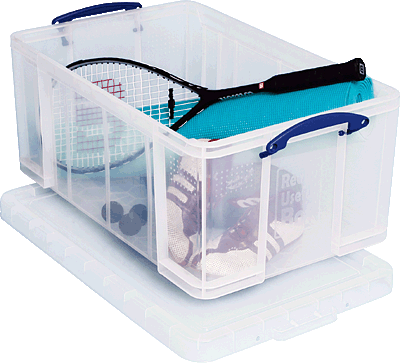 Really Useful Products Box/64C 440x310x710 mm transparent PP 3100 g Inh.64 Liter