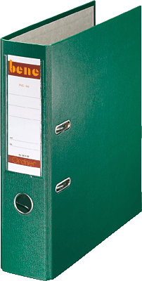 Bene Ordner Standard A4 80 mm/291400GN grün
