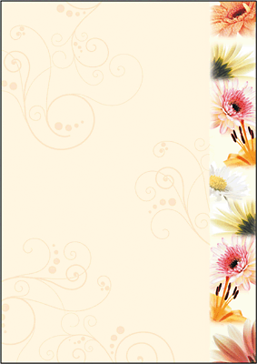 Sigel Motivpapier DP788 A4 Flowerstyle 90 g Inh.50