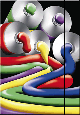 RNK Zeichenmappe Painting für A3 mit Gummizug/4574 für DIN A3
