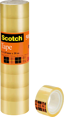 Scotch Klebeband 508/5081910 10m x 19mm transparent 26 mm Inh.8