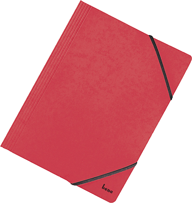 Bene Eckspannmappen Vario/110700RT A4 rot Colorspan Karton 600g/qm