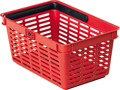 Durable Einkaufskorb Shopping Basket 19/1801565080 rot Füllmenge: 19 Liter