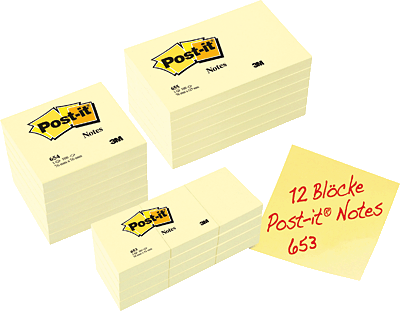 Post-it Notes/654655P gelb