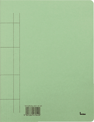 Bene Karton-Schnellhefter A4/81100 grün