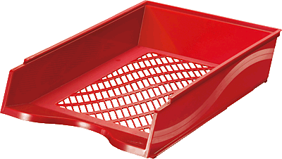 Bene Briefkörbe A4 - C4/60100 dunkelrot