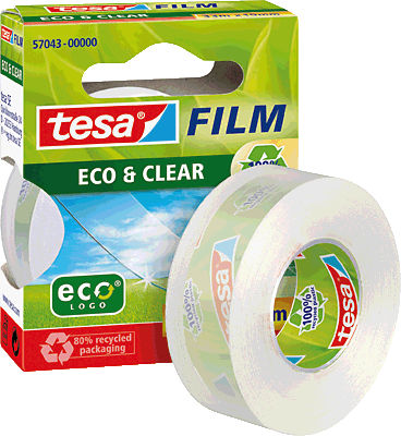Tesa Film Eco & Clear/57043-00000-00 33 m : 19 mm