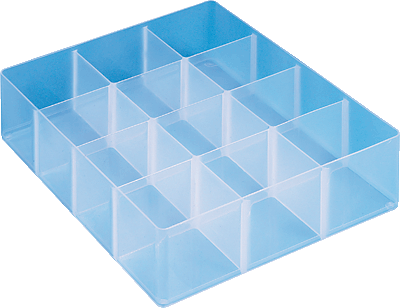 Really Useful Box Einsatz 12/LGTRAY12 B370xH90xT300 mm transparent Inh.12 Fächer